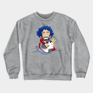 Salah & cute sleepy ball Crewneck Sweatshirt